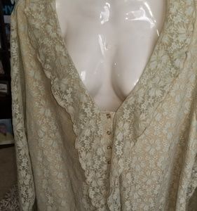 Anne Klein Vintage style blouse